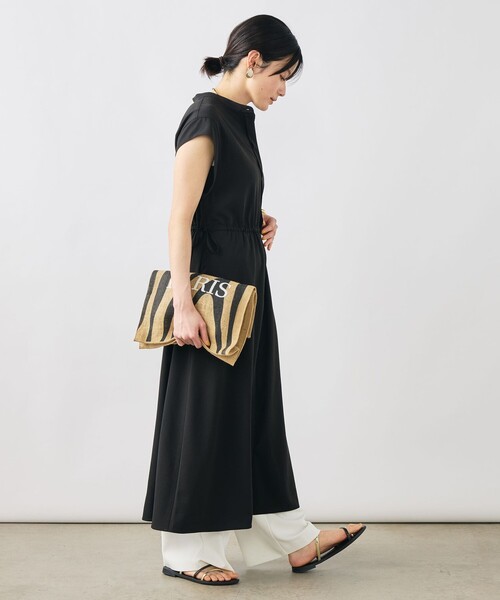 NOLLEY’S（ノーリーズ）の「【WEB限定】ウォッシャブルジョーゼットワンピース（ワンピース・レディース・チャコールグレー/ブラック・38）」の22枚目の写真