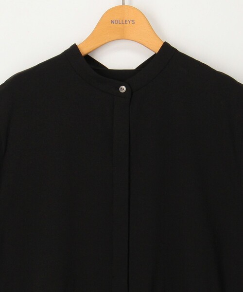 NOLLEY’S（ノーリーズ）の「【WEB限定】ウォッシャブルジョーゼットワンピース（ワンピース・レディース・チャコールグレー/ブラック・38）」の9枚目の写真