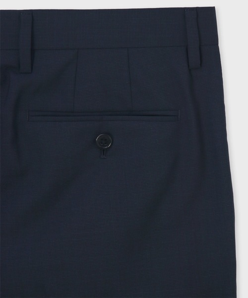 Paul Smith(ポールスミス)の「マイクロハウンドトゥース テーパードトラウザーズ / 163164 074Y(その他パンツ・メンズ・ネイビー/ブルー・MEDIUM/SMALL/XX-LARGE/X-LARGE/LARGE)」の3枚目の写真