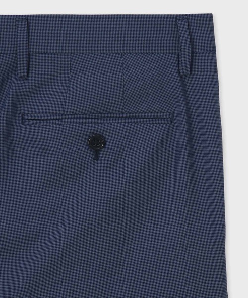 Paul Smith(ポールスミス)の「マイクロハウンドトゥース テーパードトラウザーズ / 163164 074Y(その他パンツ・メンズ・ネイビー/ブルー・MEDIUM/SMALL/XX-LARGE/X-LARGE/LARGE)」の6枚目の写真