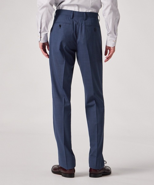 Paul Smith(ポールスミス)の「マイクロハウンドトゥース テーパードトラウザーズ / 163164 074Y(その他パンツ・メンズ・ネイビー/ブルー・MEDIUM/SMALL/XX-LARGE/X-LARGE/LARGE)」の14枚目の写真