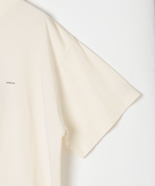 HEREIAM（ヘレイアム）の「【HEREIAM】ユニセックス/ピグメントクラッシュＴ（Tシャツ/カットソー・レディース・ブラック系/ライム/アイボリー・FREE）」の11枚目の写真