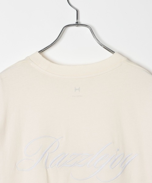 HEREIAM（ヘレイアム）の「【HEREIAM】ユニセックス/ピグメントクラッシュＴ（Tシャツ/カットソー・レディース・ブラック系/ライム/アイボリー・FREE）」の13枚目の写真