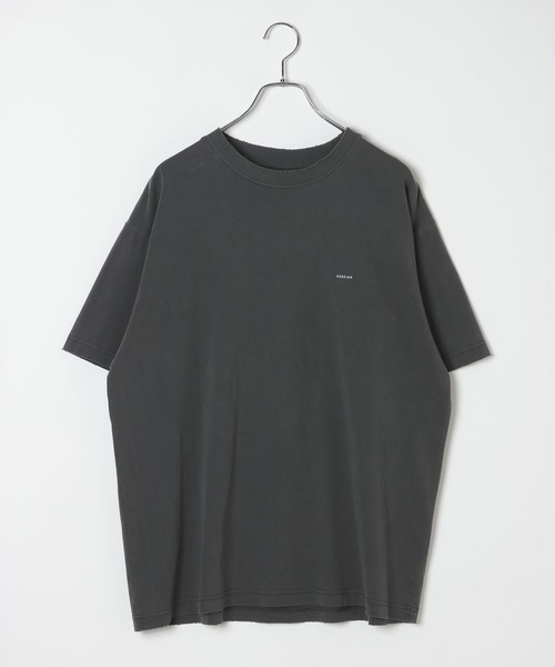 HEREIAM（ヘレイアム）の「【HEREIAM】ユニセックス/ピグメントクラッシュＴ（Tシャツ/カットソー・レディース・ブラック系/ライム/アイボリー・FREE）」の14枚目の写真