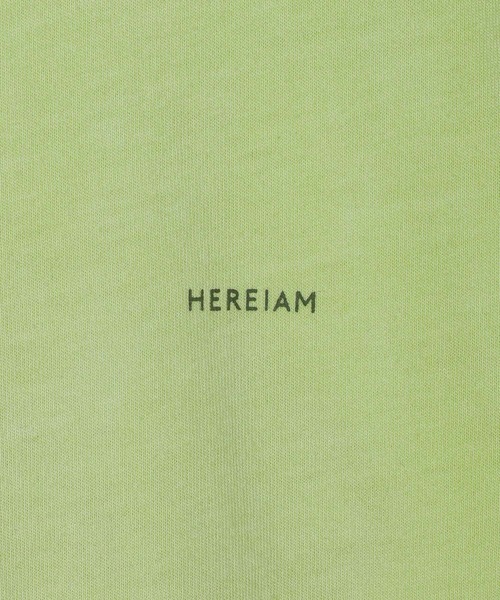 HEREIAM（ヘレイアム）の「【HEREIAM】ユニセックス/ピグメントクラッシュＴ（Tシャツ/カットソー・レディース・ブラック系/ライム/アイボリー・FREE）」の22枚目の写真