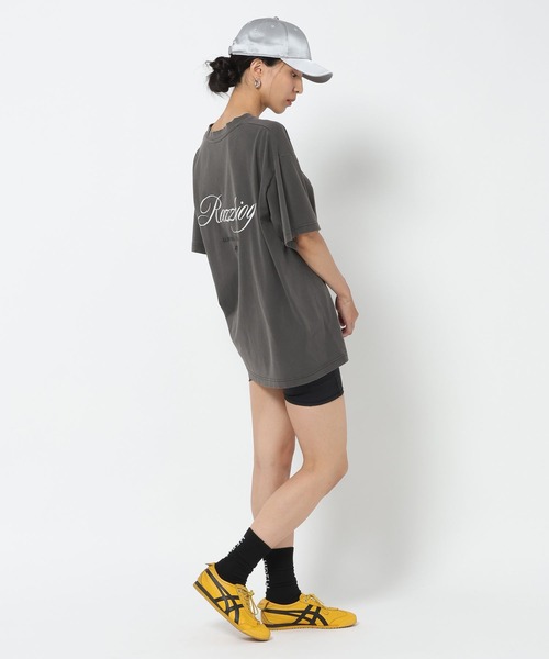 HEREIAM(ヘレイアム)の「【HEREIAM】ユニセックス/ピグメントクラッシュT(Tシャツ/カットソー・レディース・ブラック系/ライム/アイボリー・FREE)」の8枚目の写真