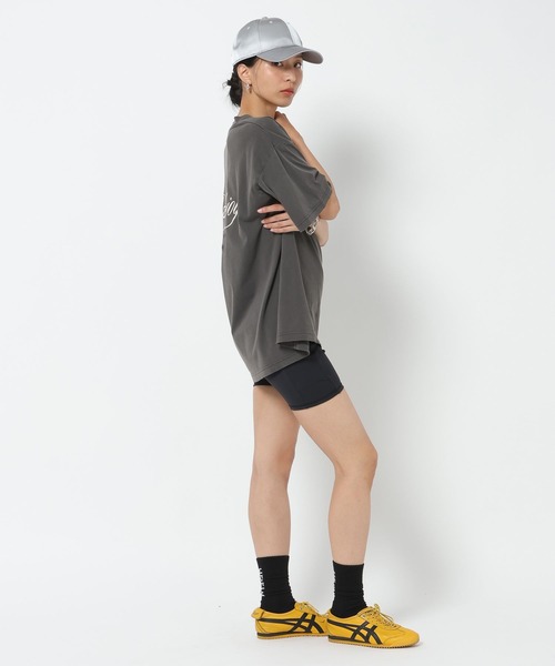 HEREIAM(ヘレイアム)の「【HEREIAM】ユニセックス/ピグメントクラッシュT(Tシャツ/カットソー・レディース・ブラック系/ライム/アイボリー・FREE)」の9枚目の写真