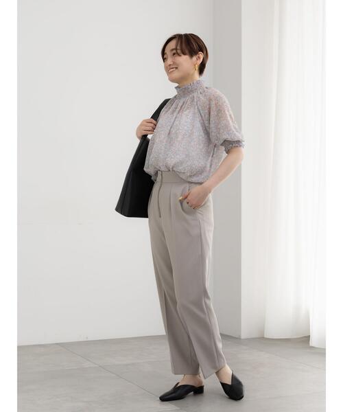 Te chichi(テチチ)の「フロントZIPリネンライクテーパードパンツ(セットアップ可)(その他パンツ・レディース・ネイビー/ベージュ/シルバーグレー・S/M)」の14枚目の写真