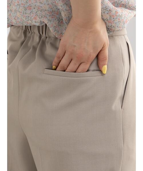 Te chichi(テチチ)の「フロントZIPリネンライクテーパードパンツ(セットアップ可)(その他パンツ・レディース・ネイビー/ベージュ/シルバーグレー・S/M)」の19枚目の写真