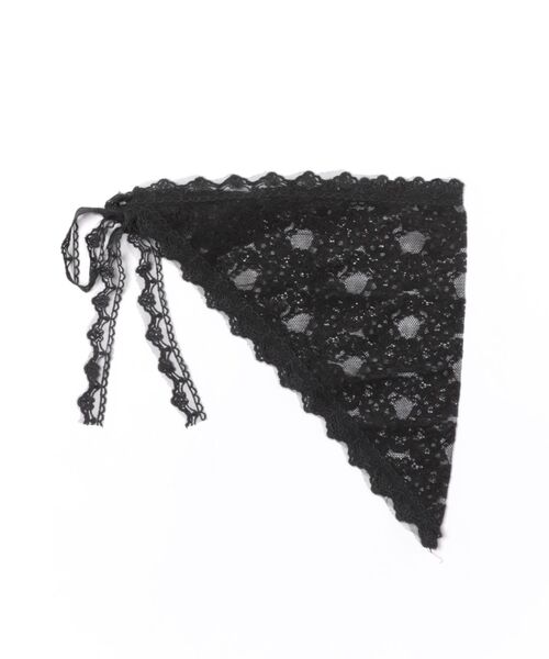 TONE SELECT GOODS(トーンセレクトグッズ)の「【resonance】フラワー刺繍 レース ラップスカート/付け裾【マルチウェイ】(その他トップス・レディース・ブラック系/ホワイト系・FREE)」の10枚目の写真