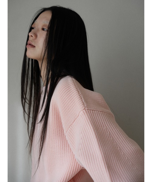 Katrin TOKYO（カトリーントーキョー）の「architect sleeve knit（ニット/セーター・レディース・ピンク/ブルー/アイボリー・FREE/XS）」の12枚目の写真