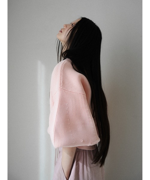 Katrin TOKYO（カトリーントーキョー）の「architect sleeve knit（ニット/セーター・レディース・ピンク/ブルー/アイボリー・FREE/XS）」の17枚目の写真