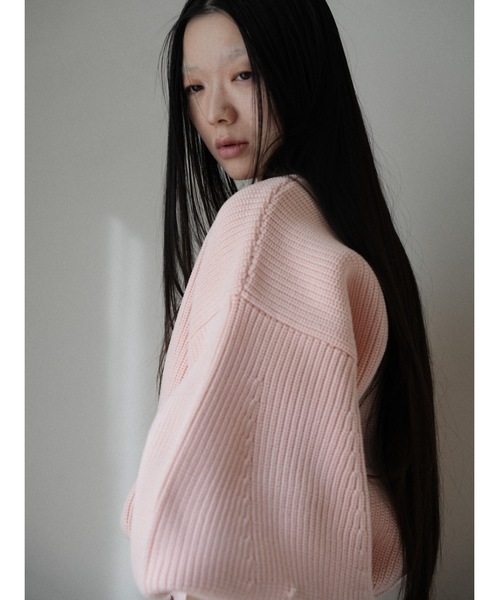 Katrin TOKYO（カトリーントーキョー）の「architect sleeve knit（ニット/セーター・レディース・ピンク/ブルー/アイボリー・FREE/XS）」の18枚目の写真