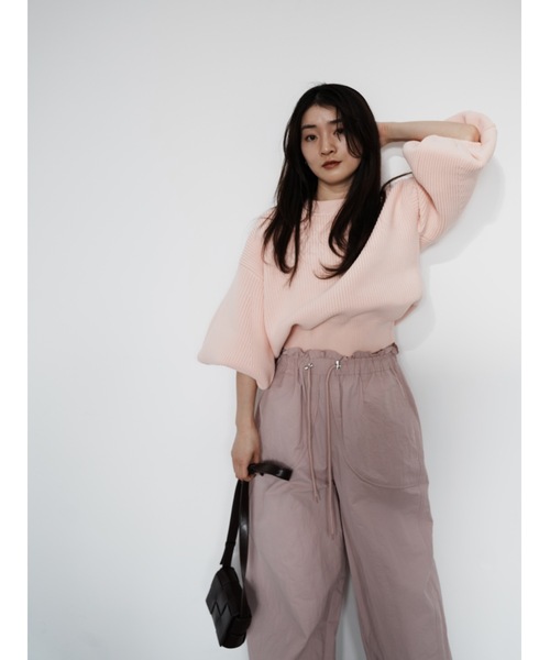 Katrin TOKYO（カトリーントーキョー）の「architect sleeve knit（ニット/セーター・レディース・ピンク/ブルー/アイボリー・FREE/XS）」の19枚目の写真