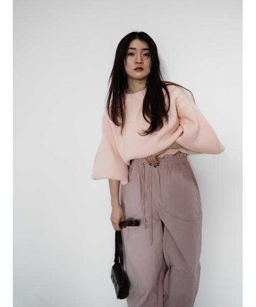 Katrin TOKYO（カトリーントーキョー）の「architect sleeve knit（ニット/セーター・レディース・ピンク/ブルー/アイボリー・FREE/XS）」の20枚目の写真