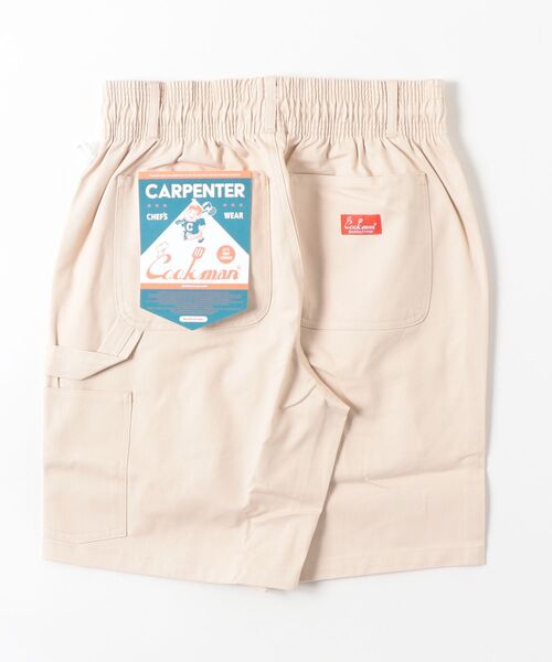 COOKMAN(クックマン)の「Cookman クックマン ショートパンツ ハーフパンツ イージーパンツ カーペンターズ Carpenter's Pants Short Heavy twill Cream(その他パンツ・メンズ・オフホワイト・LARGE/MEDIUM)」の2枚目の写真