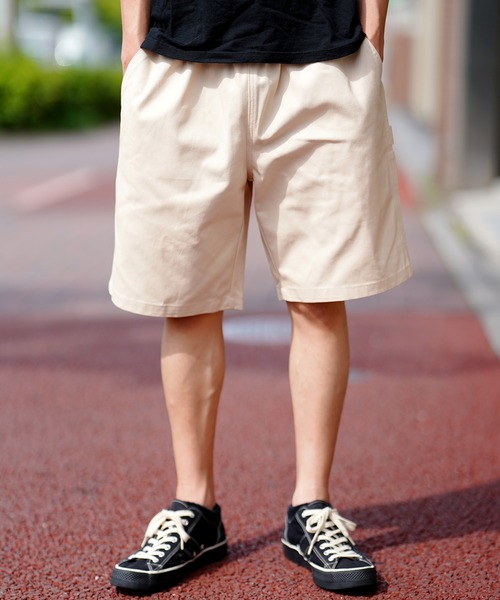COOKMAN(クックマン)の「Cookman クックマン ショートパンツ ハーフパンツ イージーパンツ カーペンターズ Carpenter's Pants Short Heavy twill Cream(その他パンツ・メンズ・オフホワイト・LARGE/MEDIUM)」の1枚目の写真