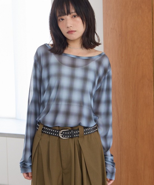 PBLIM(ページボーイリム)の「《UNISEX》アソートシアートップス(Tシャツ/カットソー・レディース・ブルー/ブラック・FREE)」の14枚目の写真