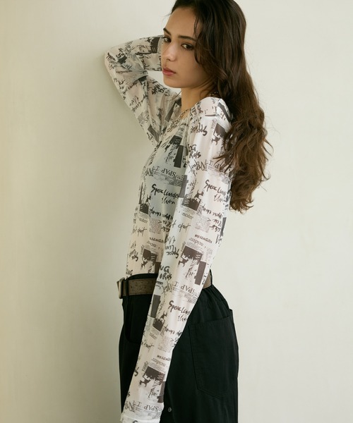 PBLIM(ページボーイリム)の「《UNISEX》アソートシアートップス / レイヤードトップス / チェック / カモフラ / 長袖(Tシャツ/カットソー・レディース・ブルー/ブラック/ホワイト系/カモフラージュ/レオパード/グレー系・FREE)」の20枚目の写真