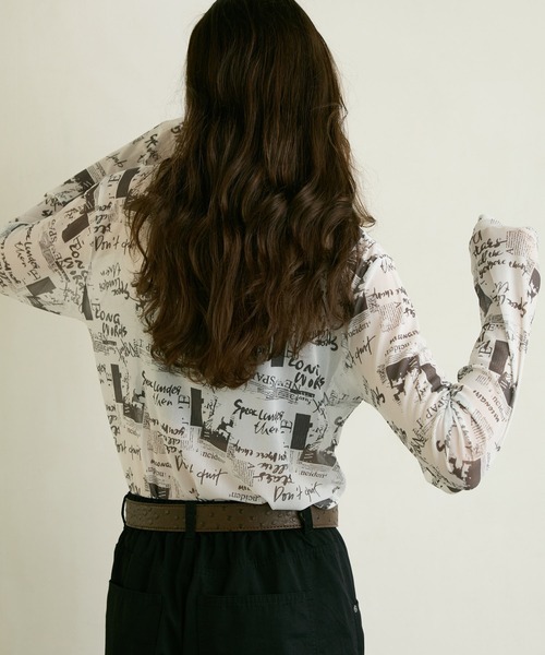 PBLIM(ページボーイリム)の「《UNISEX》アソートシアートップス / レイヤードトップス / チェック / カモフラ / 長袖(Tシャツ/カットソー・レディース・ブルー/ブラック/ホワイト系/カモフラージュ/レオパード/グレー系・FREE)」の19枚目の写真