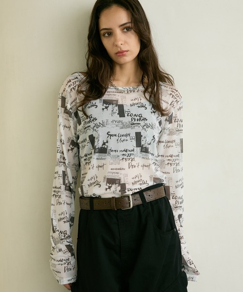 PBLIM(ページボーイリム)の「《UNISEX》アソートシアートップス / レイヤードトップス / チェック / カモフラ / 長袖(Tシャツ/カットソー・レディース・ブルー/ブラック/ホワイト系/カモフラージュ/レオパード/グレー系・FREE)」の22枚目の写真