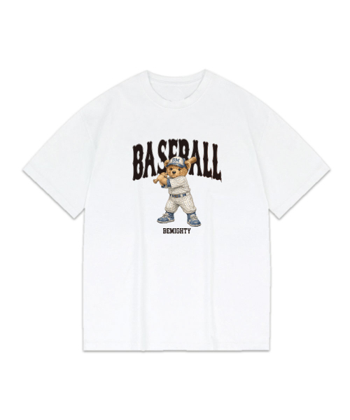 BEMIGHTY（ビーマイティー）の「BMベア野球チームオーバーサイズ半袖Tシャツ[ネイビー]（Tシャツ/カットソー・メンズ・その他・LARGE/X-LARGE/XX-LARGE）」の2枚目の写真