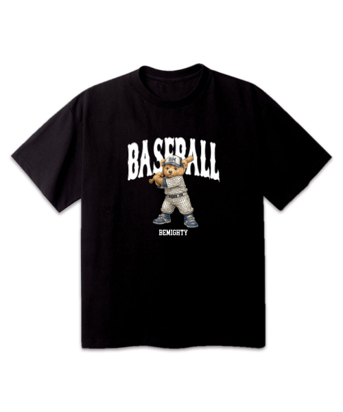 BEMIGHTY（ビーマイティー）の「BMベア野球チームオーバーサイズ半袖Tシャツ[ネイビー]（Tシャツ/カットソー・メンズ・その他・LARGE/X-LARGE/XX-LARGE）」の3枚目の写真