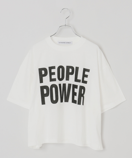 別注 / 追加》KATHARINE HAMNETT / キャサリンハムネット SLOGAN TEE