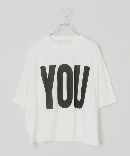別注 / 追加》KATHARINE HAMNETT / キャサリンハムネット SLOGAN TEE