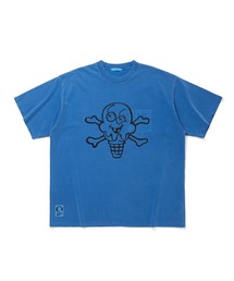 OVERDYED POCKET T-SHIRT CONE AND BONE