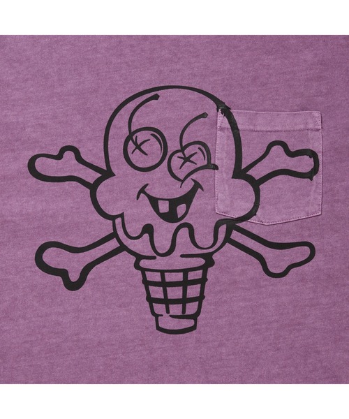 ICECREAM(アイスクリーム)の「OVERDYED POCKET T-SHIRT CONE AND BONE(Tシャツ/カットソー・メンズ・ブルー/ホワイト・LARGE/X-LARGE/MEDIUM)」の10枚目の写真