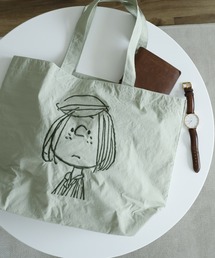 SNOOPY スヌーピー トートバッグ 肩掛け 刺繍