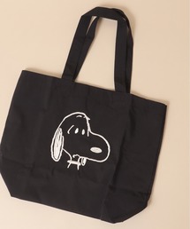 SNOOPY スヌーピー トートバッグ 肩掛け 刺繍