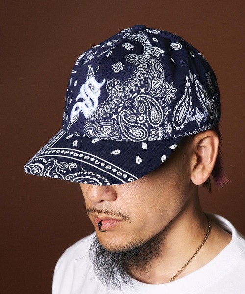 Subciety（サブサエティ）の「Bandanna low cap（キャップ・メンズ・ブラック/ネイビー・FREE）」の2枚目の写真