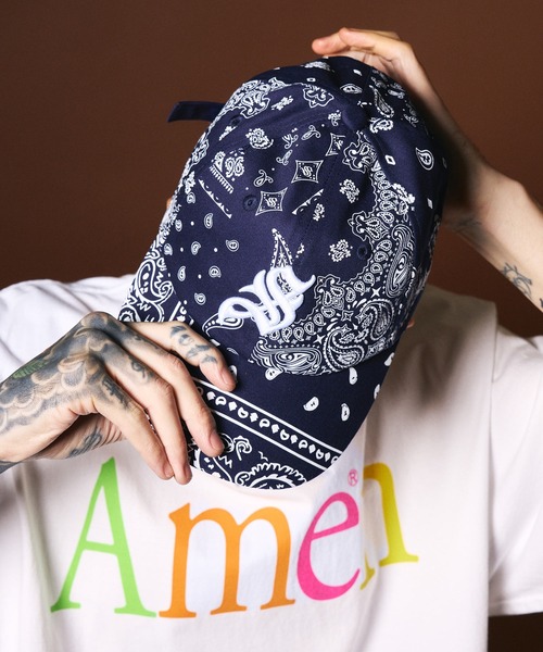 Subciety（サブサエティ）の「Bandanna low cap（キャップ・メンズ・ブラック/ネイビー・FREE）」の11枚目の写真
