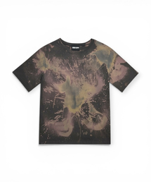 Addicted Splash Washed Tee (Black Berry Explosion)