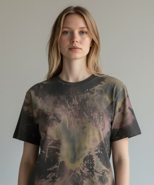 BORN SLIPPY(ボーンスリッピー)の「Addicted Splash Washed Tee (Black Berry Explosion)(Tシャツ/カットソー・レディース・その他・FREE)」の3枚目の写真