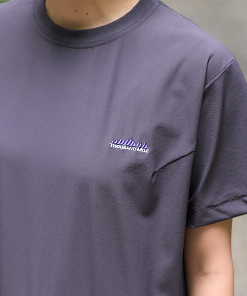 FREAK'S STORE(フリークスストア)の「THOUSAND MILE/サウザンドマイル SHORT SLEEVE ALL IN ONE /半袖 オールインワン(つなぎ/オールインワン・レディース・チャコールグレー/ネイビー・フリ-)」の11枚目の写真