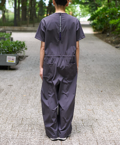 FREAK'S STORE(フリークスストア)の「THOUSAND MILE/サウザンドマイル SHORT SLEEVE ALL IN ONE /半袖 オールインワン(つなぎ/オールインワン・レディース・チャコールグレー/ネイビー・フリ-)」の14枚目の写真