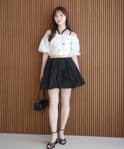 EIMY ISTOIRE(エイミーイストワール)の「POM SHORT PANTS(その他パンツ・レディース・ブラック/アイボリー/ベージュ・38/36)」の18枚目の写真