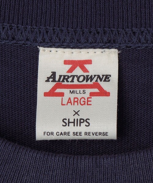 SHIPS(シップス)の「AIRTOWNE: ブリーチ Tシャツ(Tシャツ/カットソー・メンズ・ネイビー/ブラック・MEDIUM/LARGE/X-LARGE)」の9枚目の写真
