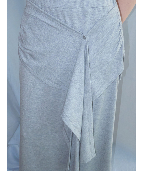 ETMON(エトモン)の「2-Way Tie Long Skirt, Melange Grey(スカート・レディース・その他・F)」の3枚目の写真