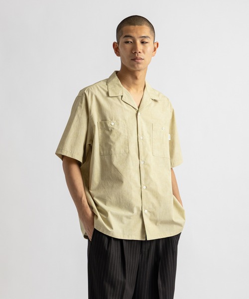 Saturdays NYC(サタデーズ ニューヨークシティ )の「Canty Open Collar SS Shirt(シャツ/ブラウス・メンズ・ライトグレー/ベージュ/ブルー/チャコールグレー・S/L/XL/M)」の3枚目の写真