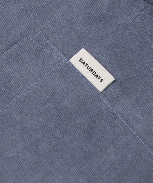 Saturdays NYC(サタデーズ ニューヨークシティ )の「Canty Open Collar SS Shirt(シャツ/ブラウス・メンズ・ライトグレー/ベージュ/ブルー/チャコールグレー・S/L/XL/M)」の9枚目の写真