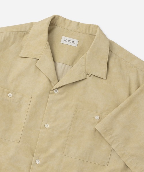 Saturdays NYC(サタデーズ ニューヨークシティ )の「Canty Open Collar SS Shirt(シャツ/ブラウス・メンズ・ライトグレー/ベージュ/ブルー/チャコールグレー・S/L/XL/M)」の7枚目の写真