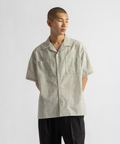 Saturdays NYC(サタデーズ ニューヨークシティ )の「Canty Open Collar SS Shirt(シャツ/ブラウス・メンズ・ライトグレー/ベージュ/ブルー/チャコールグレー・S/L/XL/M)」の18枚目の写真