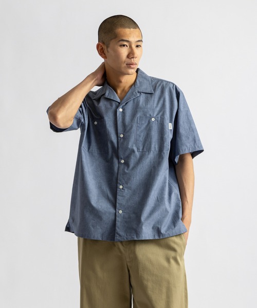 Saturdays NYC(サタデーズ ニューヨークシティ )の「Canty Open Collar SS Shirt(シャツ/ブラウス・メンズ・ライトグレー/ベージュ/ブルー/チャコールグレー・S/L/XL/M)」の21枚目の写真