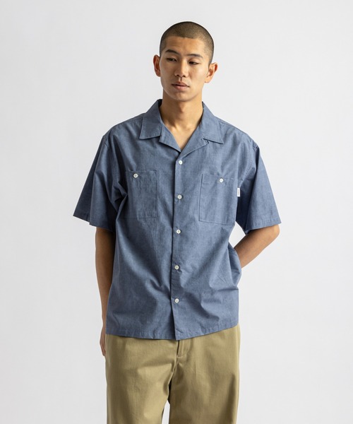Saturdays NYC(サタデーズ ニューヨークシティ )の「Canty Open Collar SS Shirt(シャツ/ブラウス・メンズ・ライトグレー/ベージュ/ブルー/チャコールグレー・S/L/XL/M)」の22枚目の写真