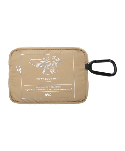 WAAC(ワック)の「Packable ウエストポーチ(ボディバッグ/ウエストポーチ・メンズ・ブラック/ブラウン・FREE)」の19枚目の写真