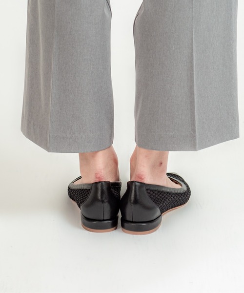 FABIO RUSCONI（ファビオルスコーニ）の「【FABIO RUSCONI/ファビオルスコーニ】メッシュパンプス　ポインテッドトゥ 2cm 　イタリア製（パンプス・レディース・ベージュ/ブラック/ブラック系その他・37/38）」の7枚目の写真